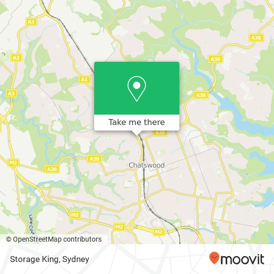 Storage King map