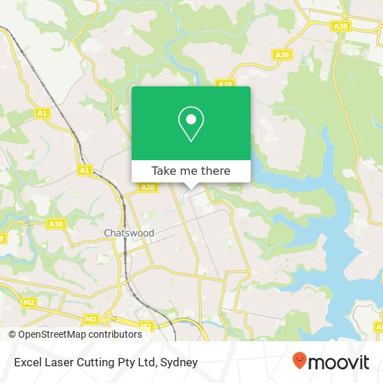 Excel Laser Cutting Pty Ltd map