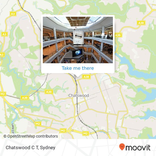 Chatswood C T map