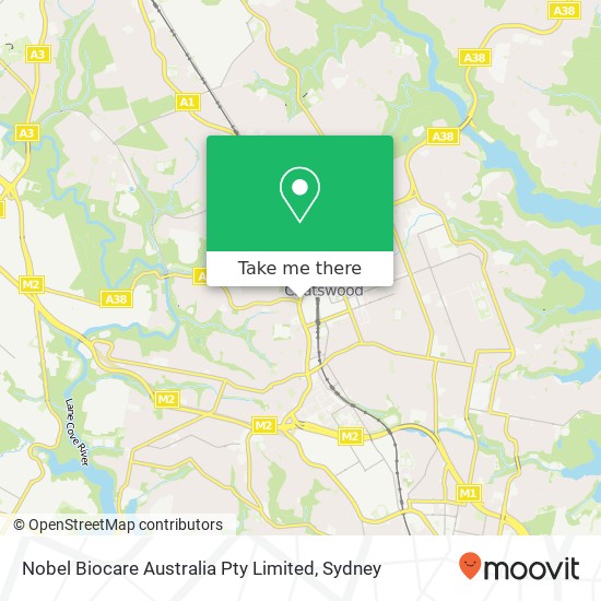 Nobel Biocare Australia Pty Limited map