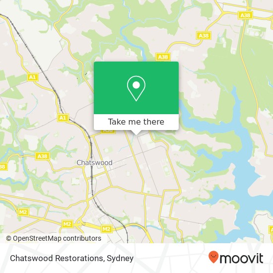 Chatswood Restorations map