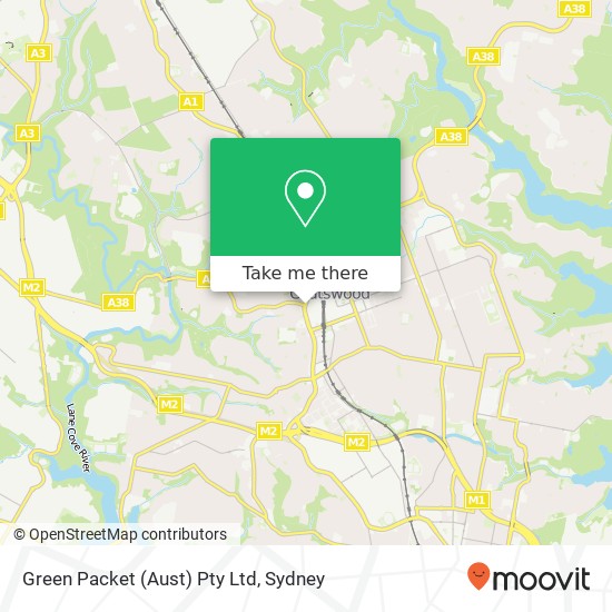 Green Packet (Aust) Pty Ltd map