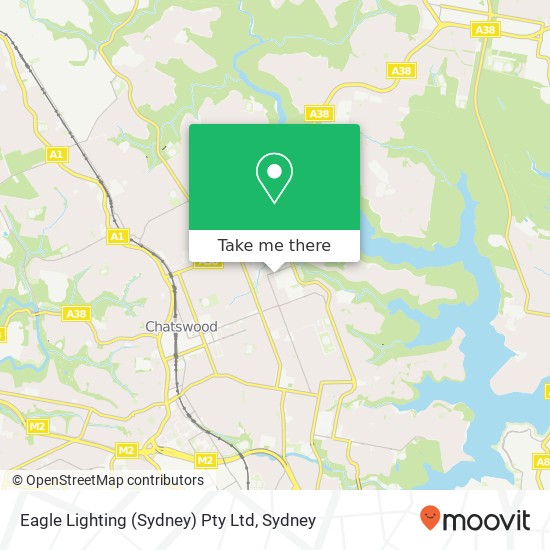 Mapa Eagle Lighting (Sydney) Pty Ltd