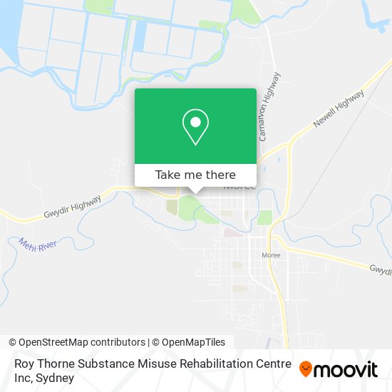 Mapa Roy Thorne Substance Misuse Rehabilitation Centre Inc