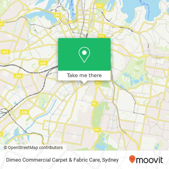 Dimeo Commercial Carpet & Fabric Care map