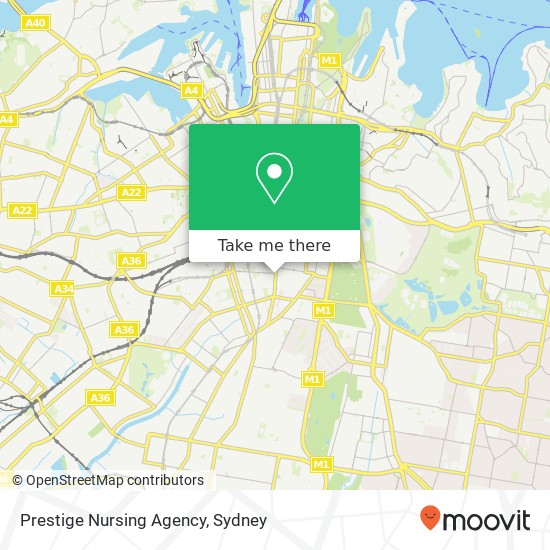 Prestige Nursing Agency map