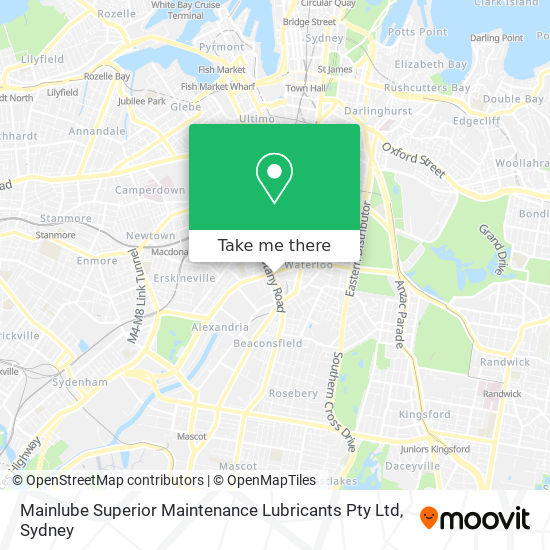 Mainlube Superior Maintenance Lubricants Pty Ltd map
