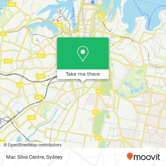 Mac Silva Centre map