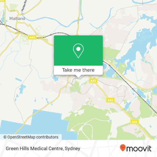 Green Hills Medical Centre map