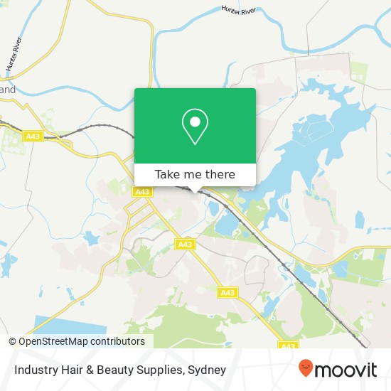 Industry Hair & Beauty Supplies map