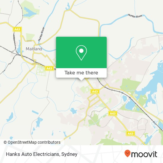 Hanks Auto Electricians map