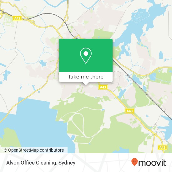 Alvon Office Cleaning map