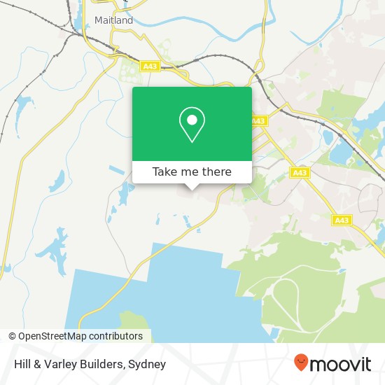 Hill & Varley Builders map