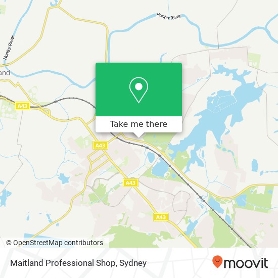 Maitland Professional Shop map