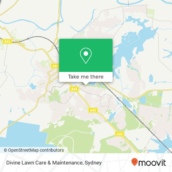 Divine Lawn Care & Maintenance map