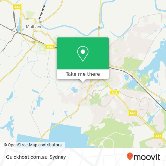 Quickhost.com.au map