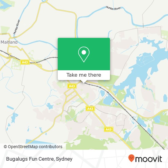 Bugalugs Fun Centre map