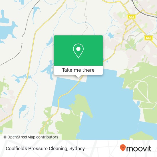 Coalfields Pressure Cleaning map