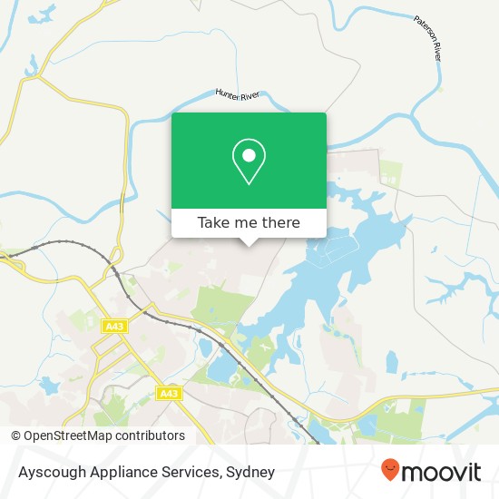 Ayscough Appliance Services map