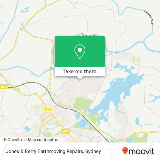 Jones & Berry Earthmoving Repairs map