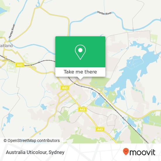 Australia Uticolour map