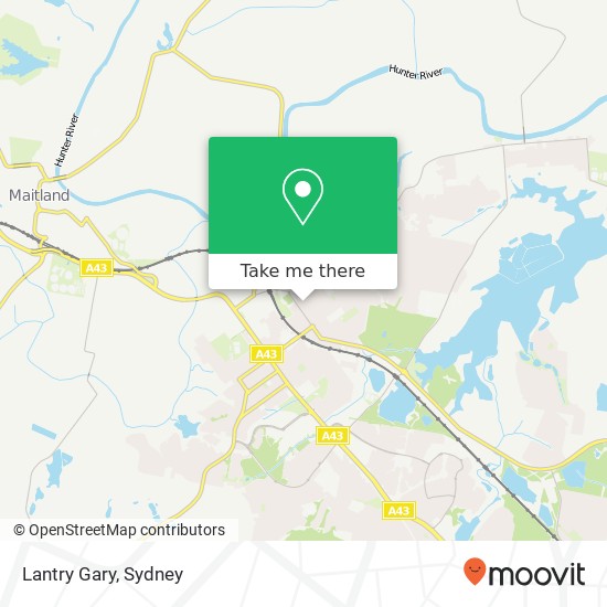 Lantry Gary map