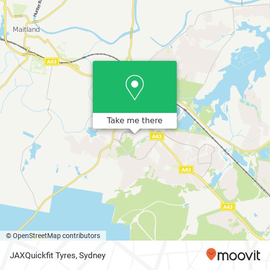 JAXQuickfit Tyres map