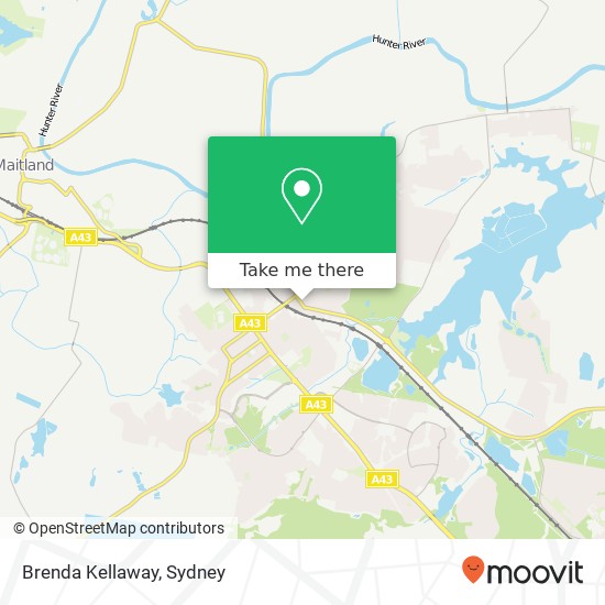 Brenda Kellaway map