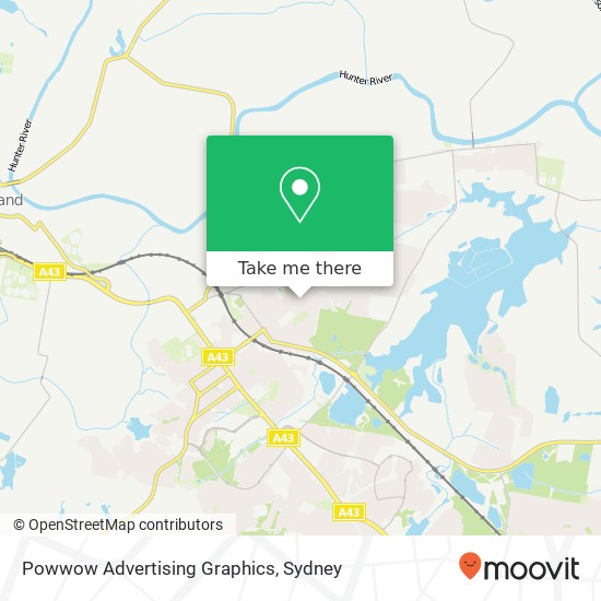 Powwow Advertising Graphics map