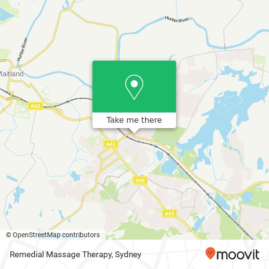 Remedial Massage Therapy map