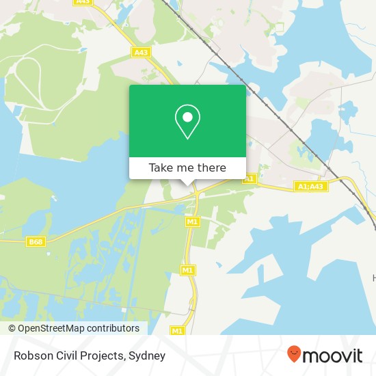 Robson Civil Projects map