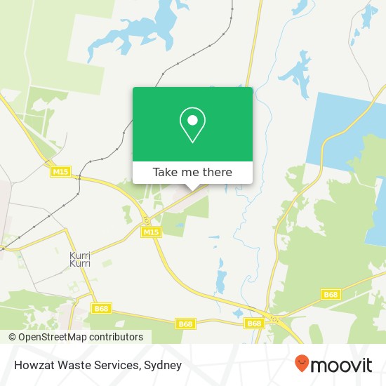 Mapa Howzat Waste Services