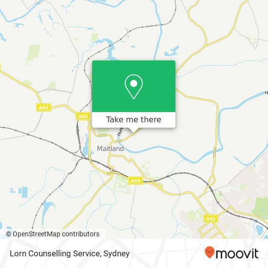Lorn Counselling Service map