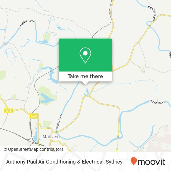 Mapa Anthony Paul Air Conditioning & Electrical