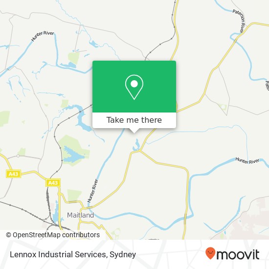 Mapa Lennox Industrial Services