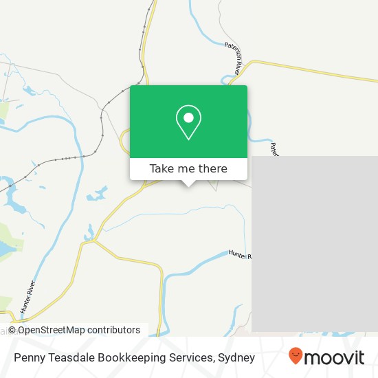 Penny Teasdale Bookkeeping Services map