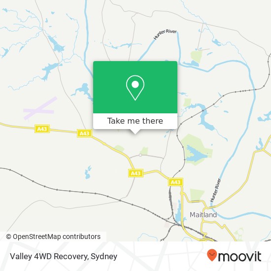 Valley 4WD Recovery map