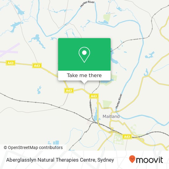 Aberglasslyn Natural Therapies Centre map