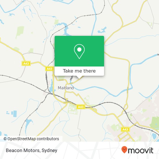 Beacon Motors map