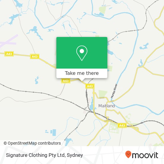 Signature Clothing Pty Ltd map