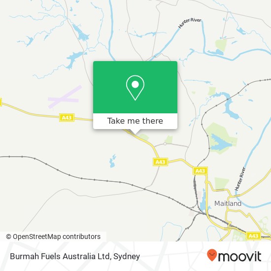 Mapa Burmah Fuels Australia Ltd