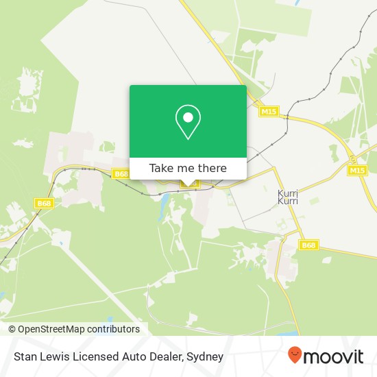 Stan Lewis Licensed Auto Dealer map