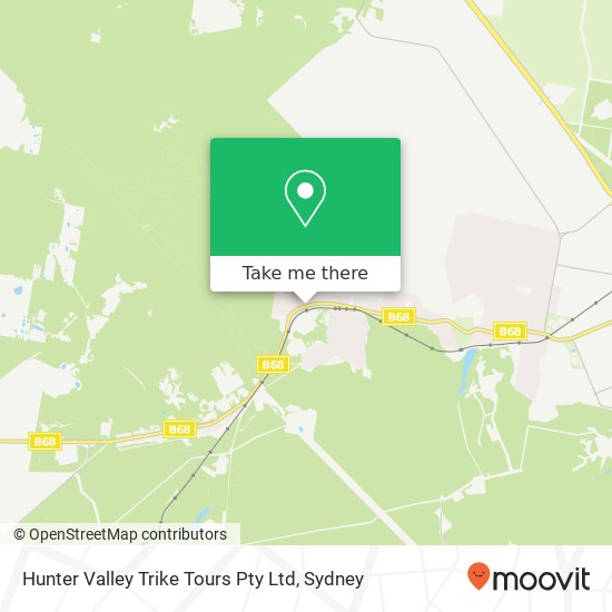 Hunter Valley Trike Tours Pty Ltd map