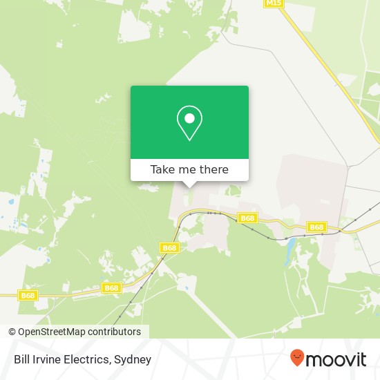 Bill Irvine Electrics map