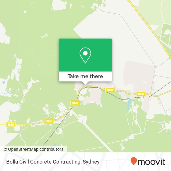Bolla Civil Concrete Contracting map