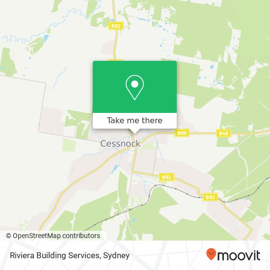 Riviera Building Services map