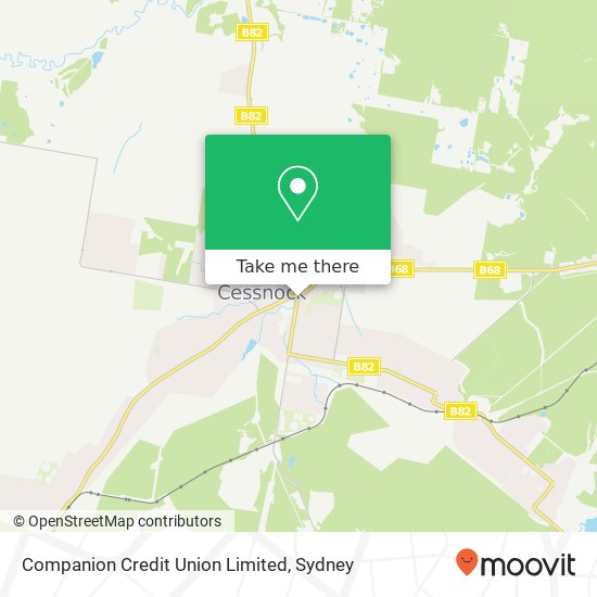Companion Credit Union Limited map