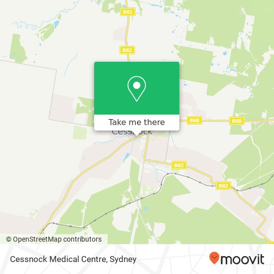 Cessnock Medical Centre map