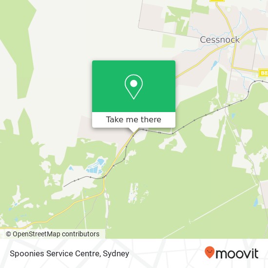 Spoonies Service Centre map