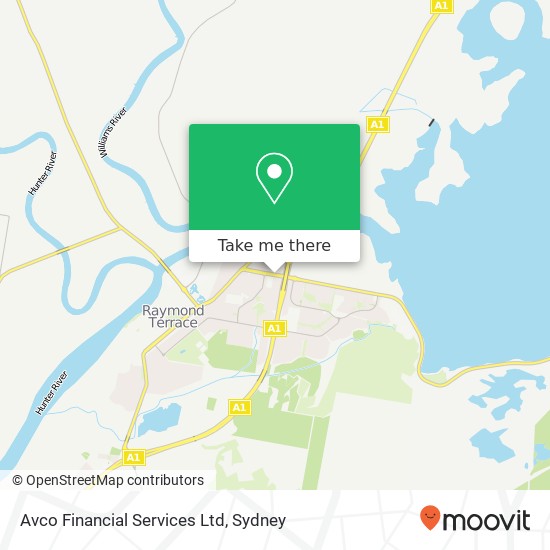 Mapa Avco Financial Services Ltd